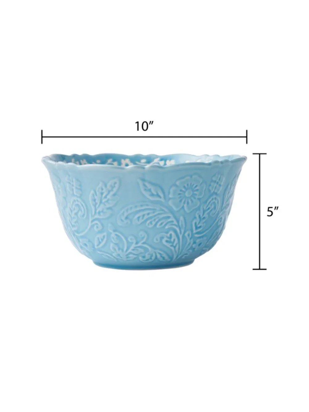 The Pioneer Woman Home Multicolor 3 Pc Embossed Durable Stoneware Serve Bowl Set